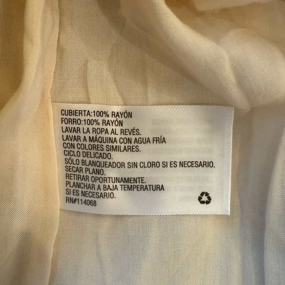 NWOT Evereve Blue and Cream Patterned Maxi Dress - Picture 11 of 11